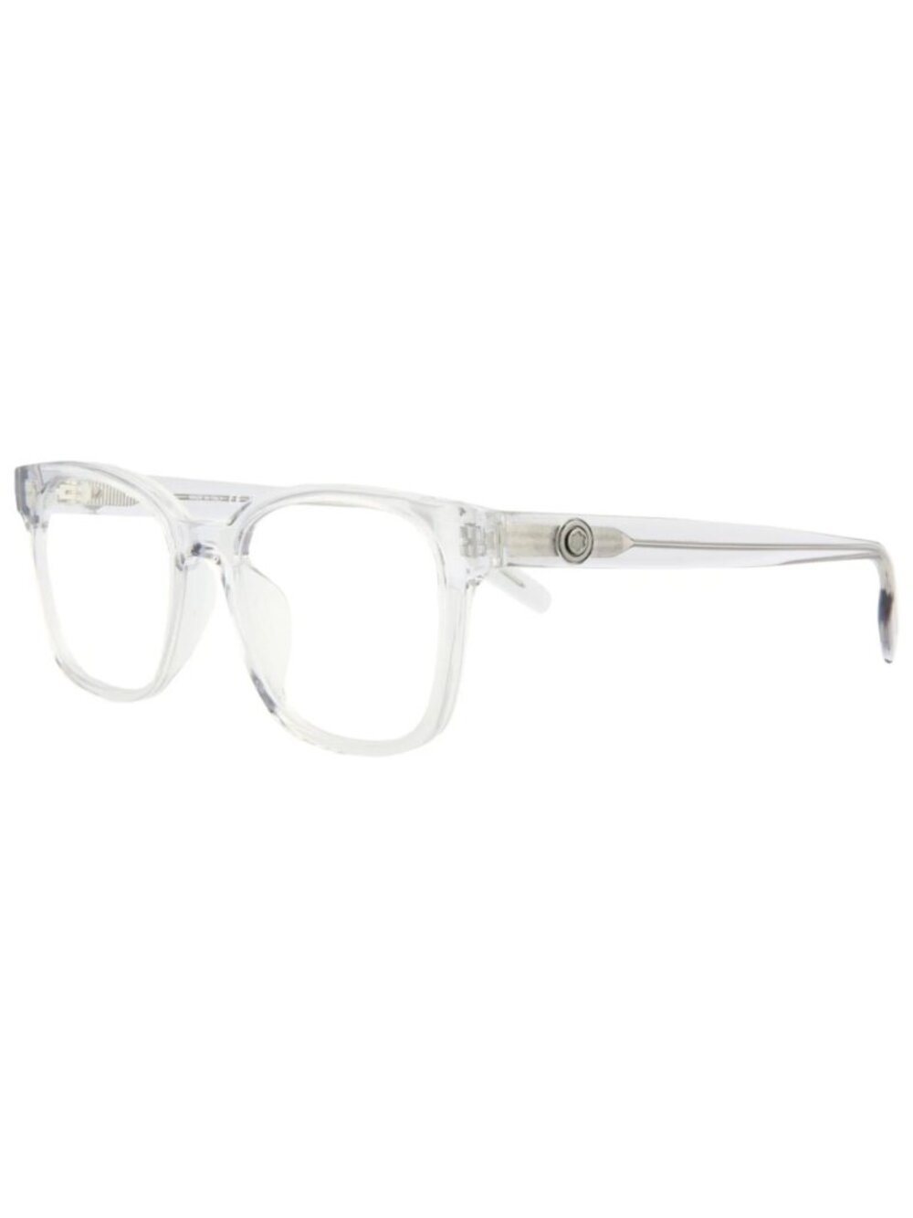 New Montblanc Women's Eyeglasses Square Rectangle Acetate Frame Mens Grey Grey